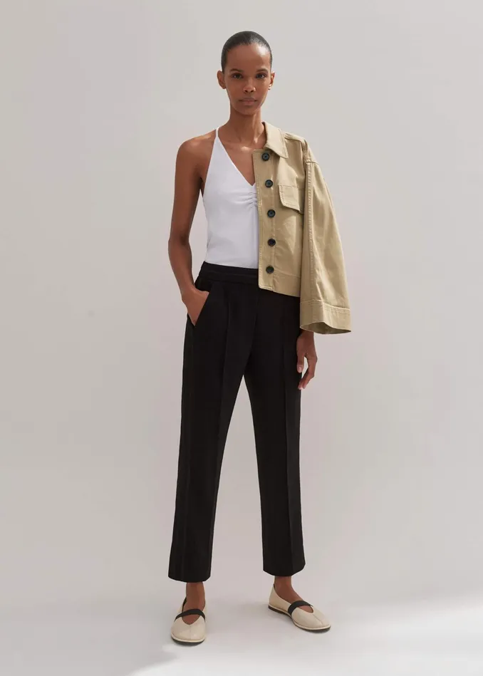 Women Perfect Workwear Long Blazer SlimCrop Pant Suit MEEM