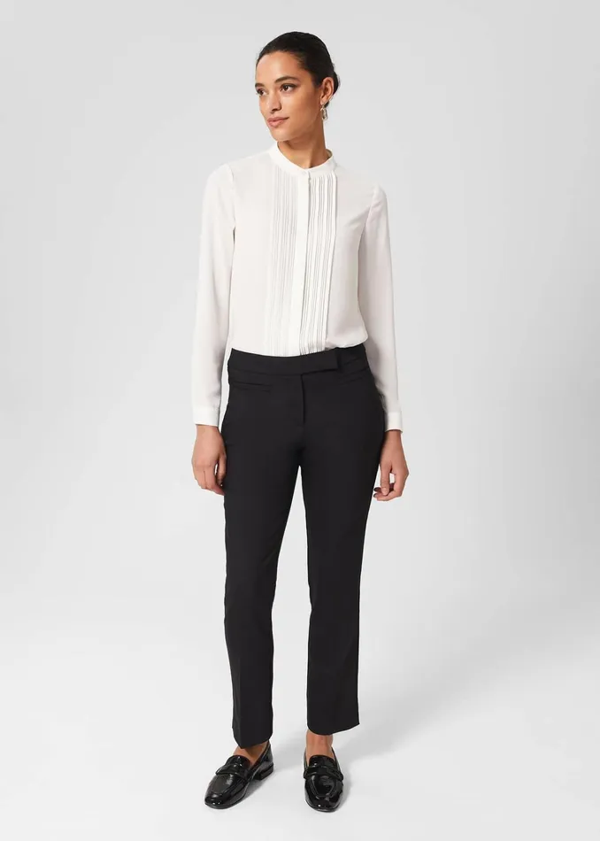 Women Petite Annie Trousers Black Hobbs Trousers