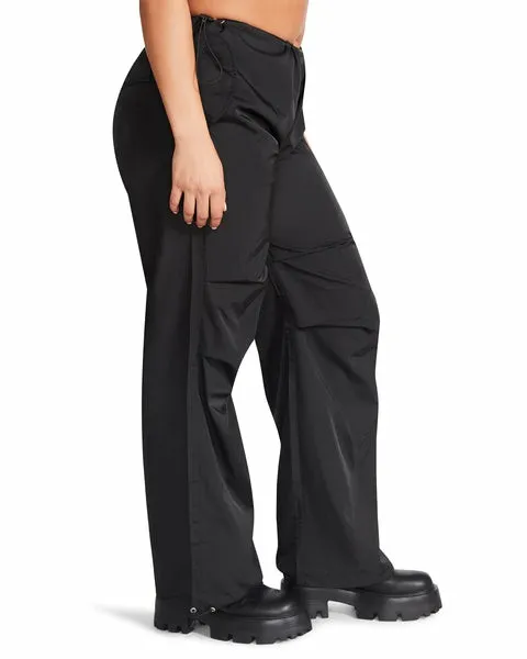 Women PIA PARACHUTE PANT BLACK Black Steve Madden Bottoms Women PIA PARACHUTE PANT BLACK Black Steve Madden Bottoms
