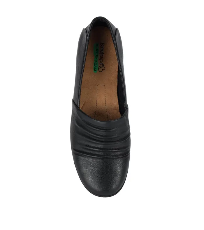 Women Piper Slip On Black Baretraps Flats and Loafers