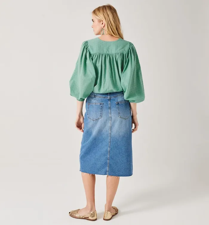 Women Plumetis Cotton Shirt 8211 Opaline Promod Shirts And Tunics Women Plumetis Cotton Shirt 8211 Opaline Promod Shirts And Tunics
