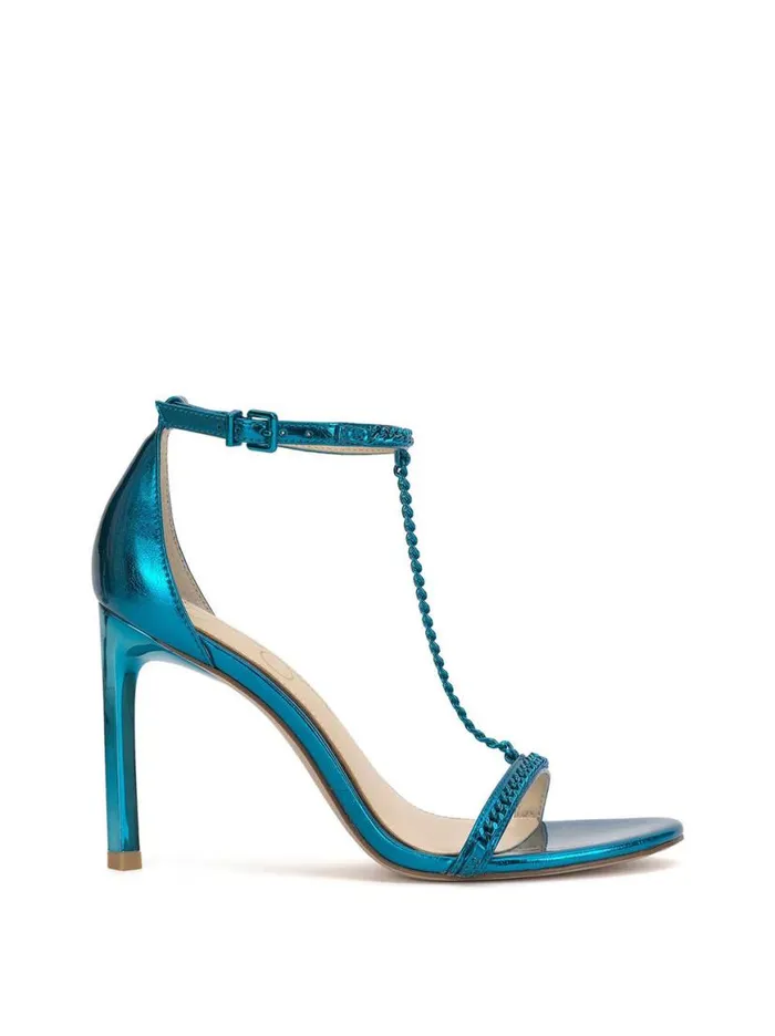 Women Qiven High Heel In Blue Jessica Simpson Sandals