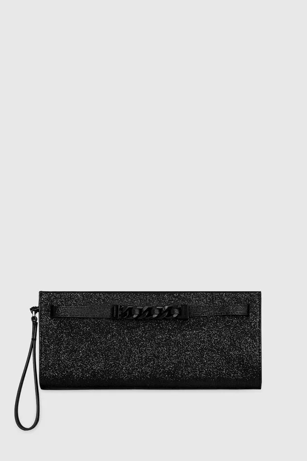 Women Rebecca Minkoff Clutches Curb Link Clutch Black