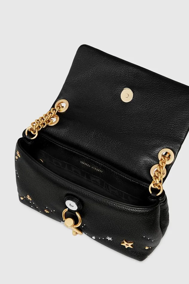 Women Rebecca Minkoff Crossbody Bags Edie Crossbody With Celestial Studs Blackmulti Women Rebecca Minkoff Crossbody Bags Edie Crossbody With Celestial Studs Blackmulti