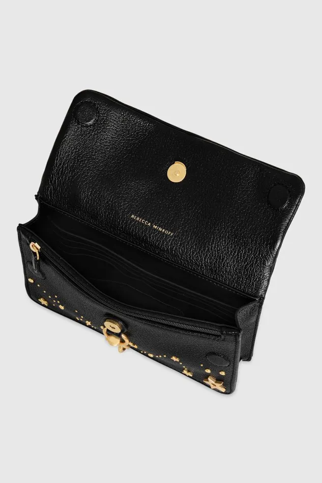 Women Rebecca Minkoff Crossbody Bags Edie Mini Crossbody On A Chain Black Celestial Women Rebecca Minkoff Crossbody Bags Edie Mini Crossbody On A Chain Black Celestial