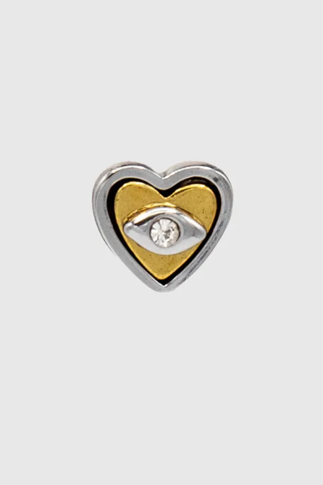 Women Rebecca Minkoff Jewelry Enamel Evil Eye Heart Stud Earring Gold Silver Women Rebecca Minkoff Jewelry Enamel Evil Eye Heart Stud Earring Gold Silver