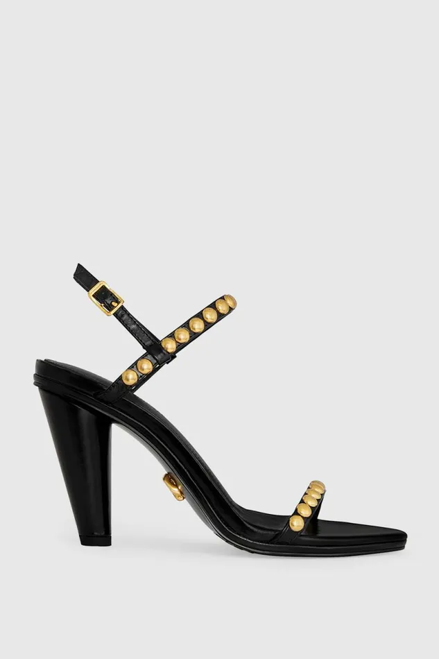 Women Rebecca Minkoff Shoes Darren Studded Sandal Black