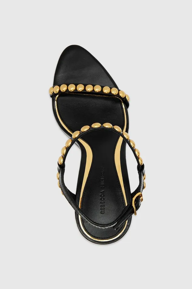 Women Rebecca Minkoff Shoes Darren Studded Sandal Black Women Rebecca Minkoff Shoes Darren Studded Sandal Black