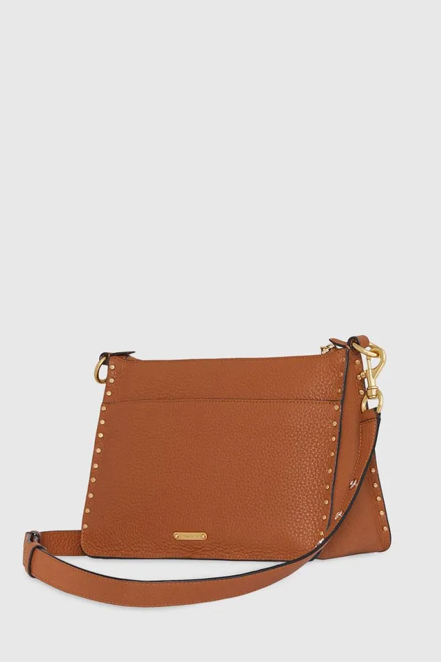 Women Rebecca Minkoff Shoulder Bags Darren Signature Shoulder Bag Caramello Women Rebecca Minkoff Shoulder Bags Darren Signature Shoulder Bag Caramello