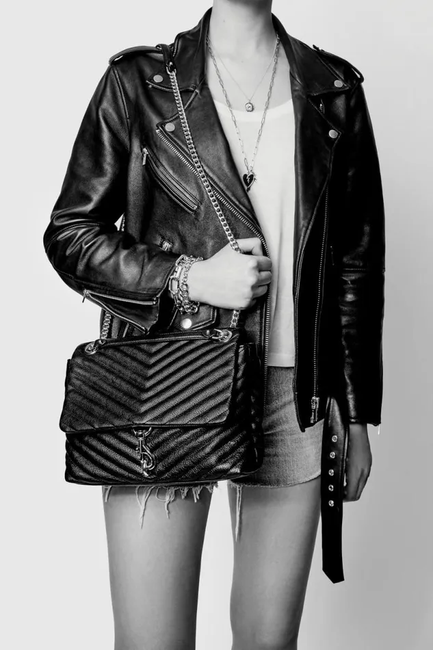 Women Rebecca Minkoff Shoulder Bags Edie Flap Shoulder Chantilly Women Rebecca Minkoff Shoulder Bags Edie Flap Shoulder Chantilly