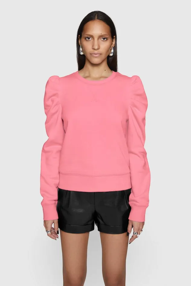 Women Rebecca Minkoff Tops Janine Sweatshirt Rose