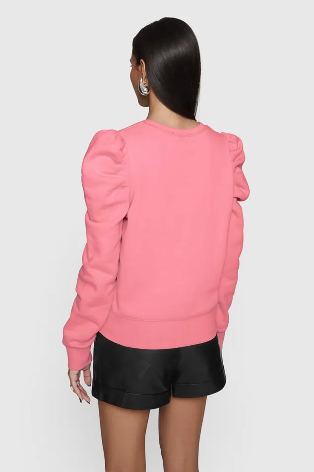 Women Rebecca Minkoff Tops Janine Sweatshirt Rose Women Rebecca Minkoff Tops Janine Sweatshirt Rose