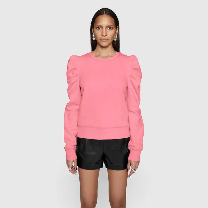 Women Rebecca Minkoff Tops Janine Sweatshirt Rose Women Rebecca Minkoff Tops Janine Sweatshirt Rose