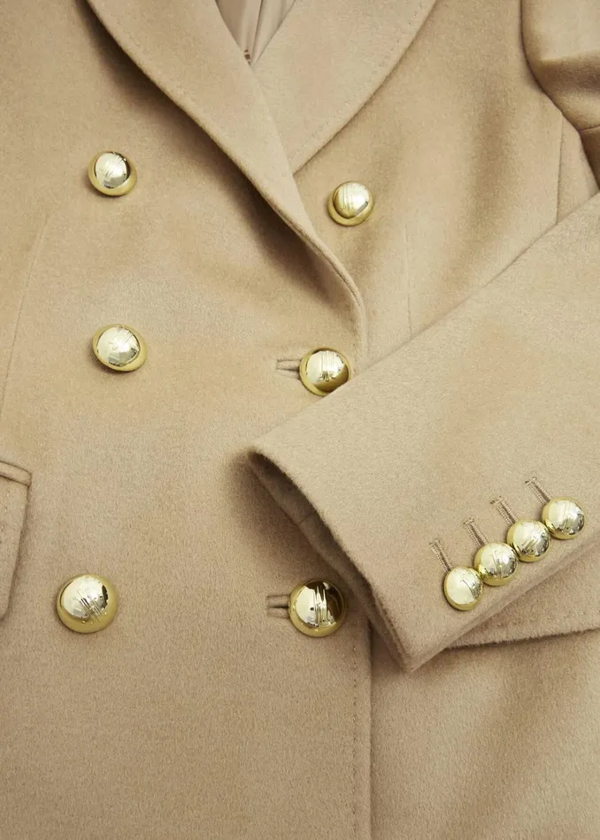 Women Richmond Wool Maxi Coat Camel Hobbs Coats and Jackets