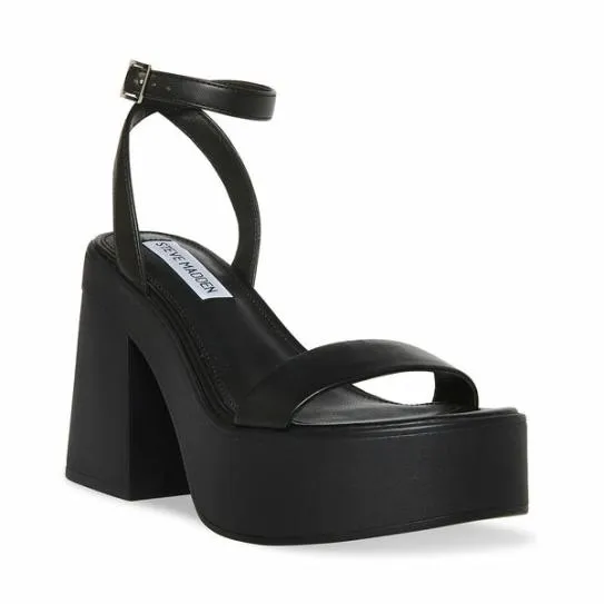Women ROSETTA BLACK Black Steve Madden Heels Women ROSETTA BLACK Black Steve Madden Heels