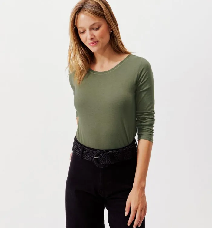 Women RoundNeck Top 8211 Khaki Promod Tops