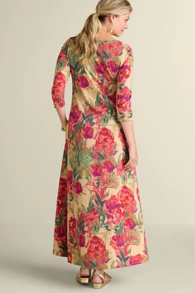 Women Santiago 34 Sleeve Dress Rumba Red Soft Surroundings Dresses Women Santiago 34 Sleeve Dress Rumba Red Soft Surroundings Dresses
