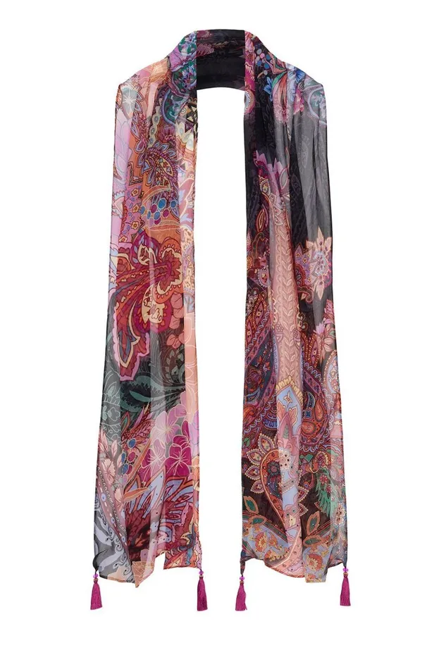 Women Scarves Camilla Long Scarf Swinging Sixties