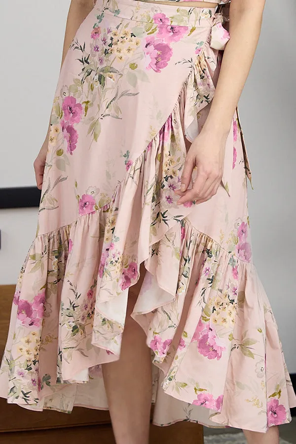 Women Sets YUMI KIM Floral Maxi Skirt CrossOver Wrap Skirt Its Magic Blush Women Sets YUMI KIM Floral Maxi Skirt CrossOver Wrap Skirt Its Magic Blush