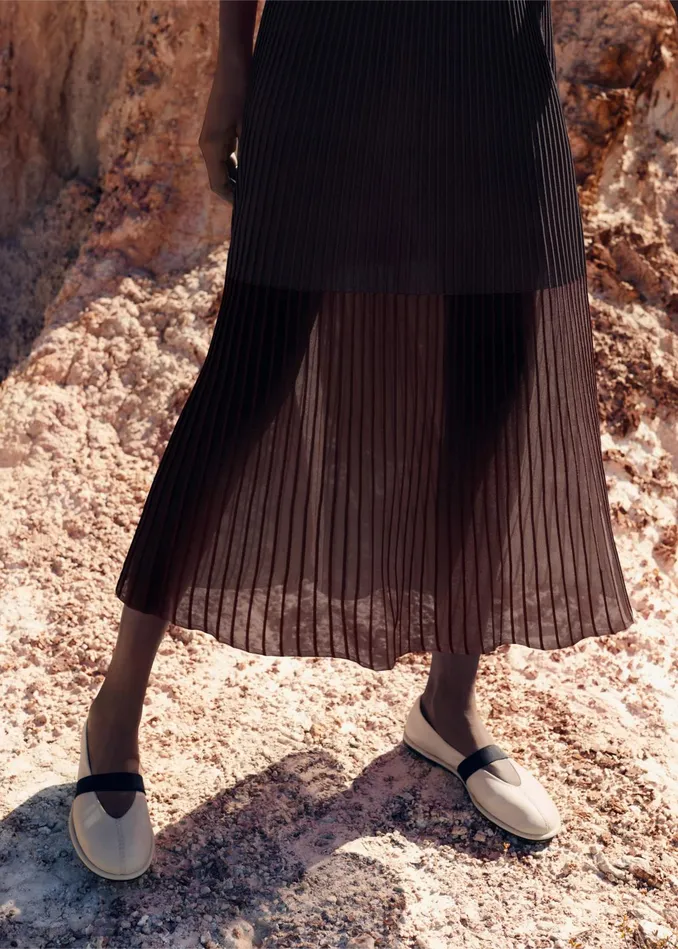 Women Sheer Panelled Evening Knit Maxi Dress Black MEEM