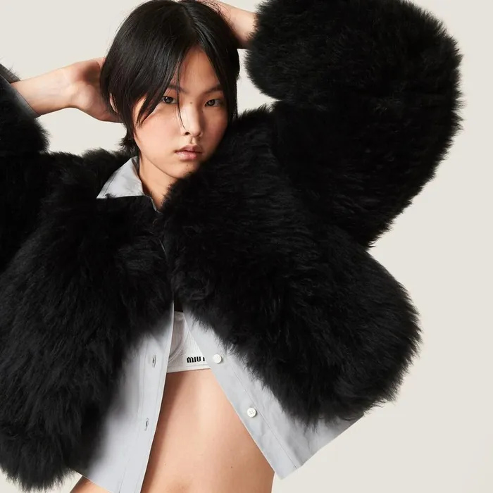 Women Shirts And Tops Miu Miu Poplin Shirt Aluminum Women Shirts And Tops Miu Miu Poplin Shirt Aluminum