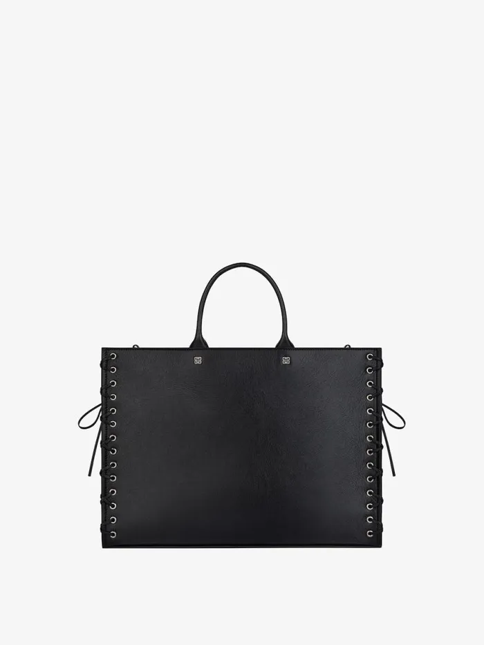 Women Shoulder Bags Givenchy Medium GTote Shopping Bag In Corset Style Leather Black Women Shoulder Bags Givenchy Medium GTote Shopping Bag In Corset Style Leather Black