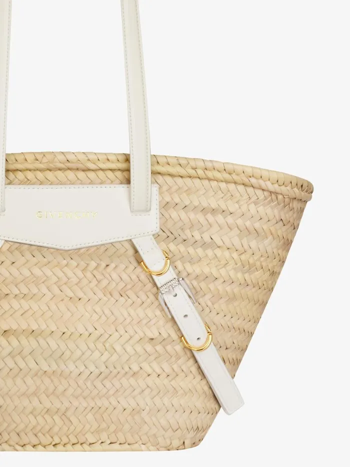Women Shoulder Bags Givenchy Medium Voyou Basket Bag In Raffia Ivory Women Shoulder Bags Givenchy Medium Voyou Basket Bag In Raffia Ivory