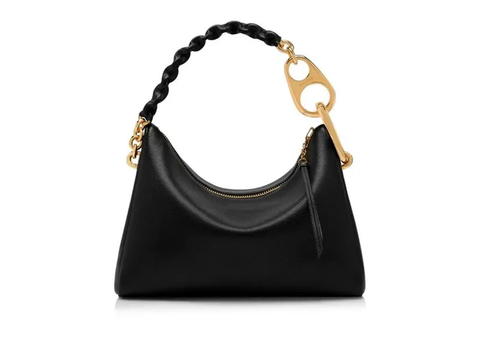 Women Shoulder Bags Tom Ford Grain Leather Carine Large Hobo