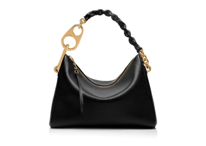 Women Shoulder Bags Tom Ford Grain Leather Carine Large Hobo Women Shoulder Bags Tom Ford Grain Leather Carine Large Hobo