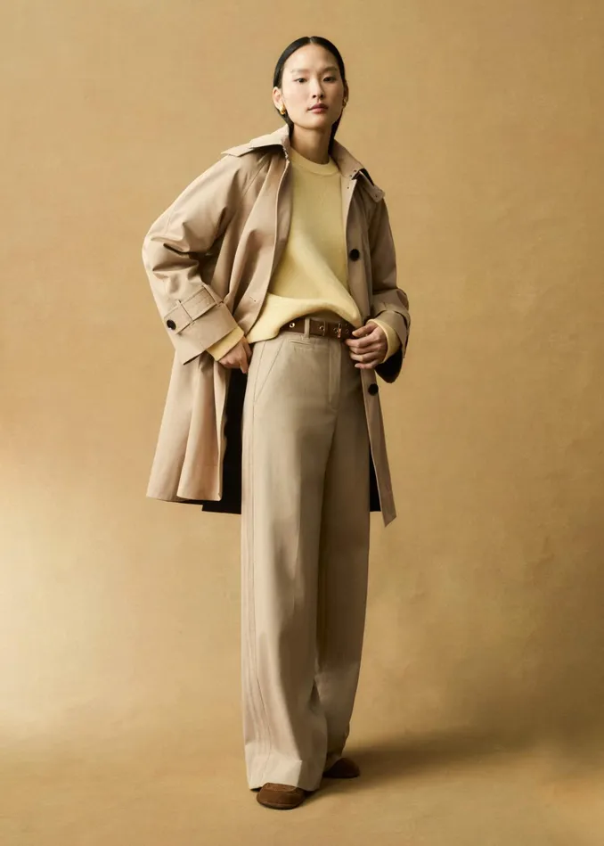 Women ShowerProof Swing Mac Beige MEEM