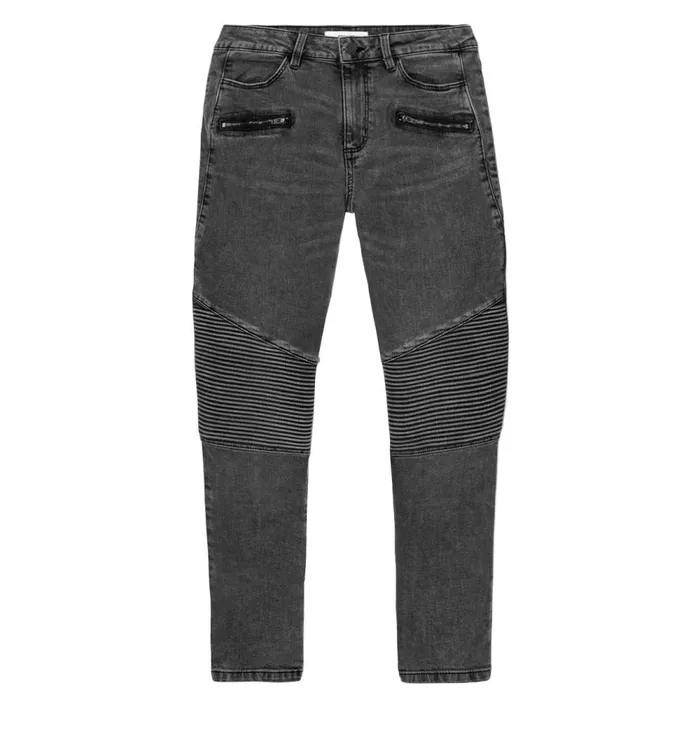 Women Skinny Canvas Trousers 8211 Black Promod Trousers Women Skinny Canvas Trousers 8211 Black Promod Trousers