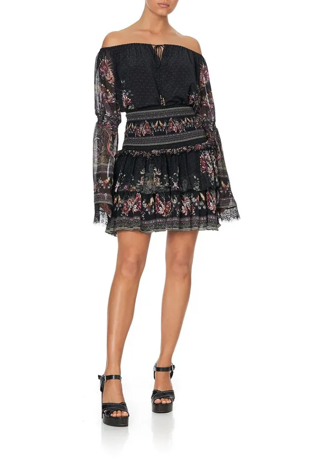 Women Skirts Camilla Layered Frill Skirt Restless Nights