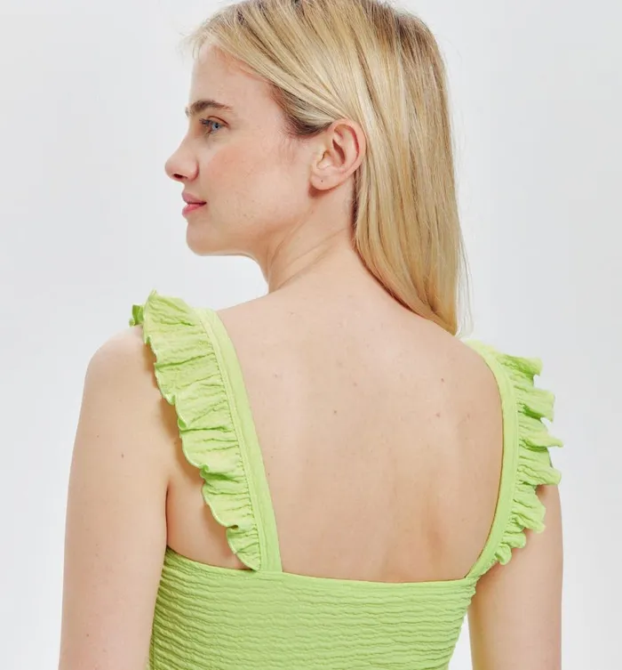 Women Strappy Top 8211 Anise Green Promod Tops Women Strappy Top 8211 Anise Green Promod Tops