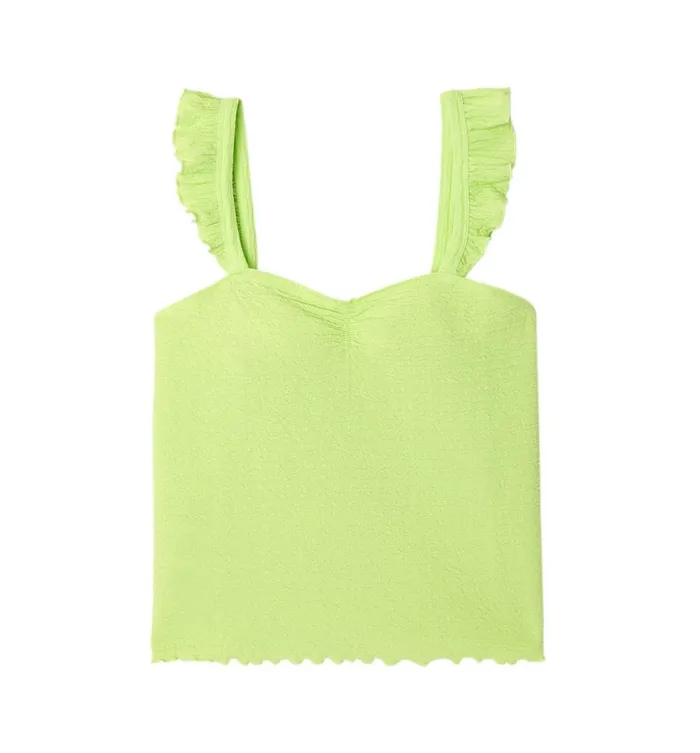 Women Strappy Top 8211 Anise Green Promod Tops Women Strappy Top 8211 Anise Green Promod Tops