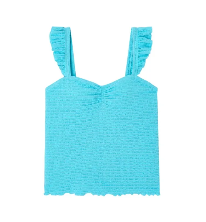 Women Strappy Top 8211 Turquoise Promod Tops Women Strappy Top 8211 Turquoise Promod Tops