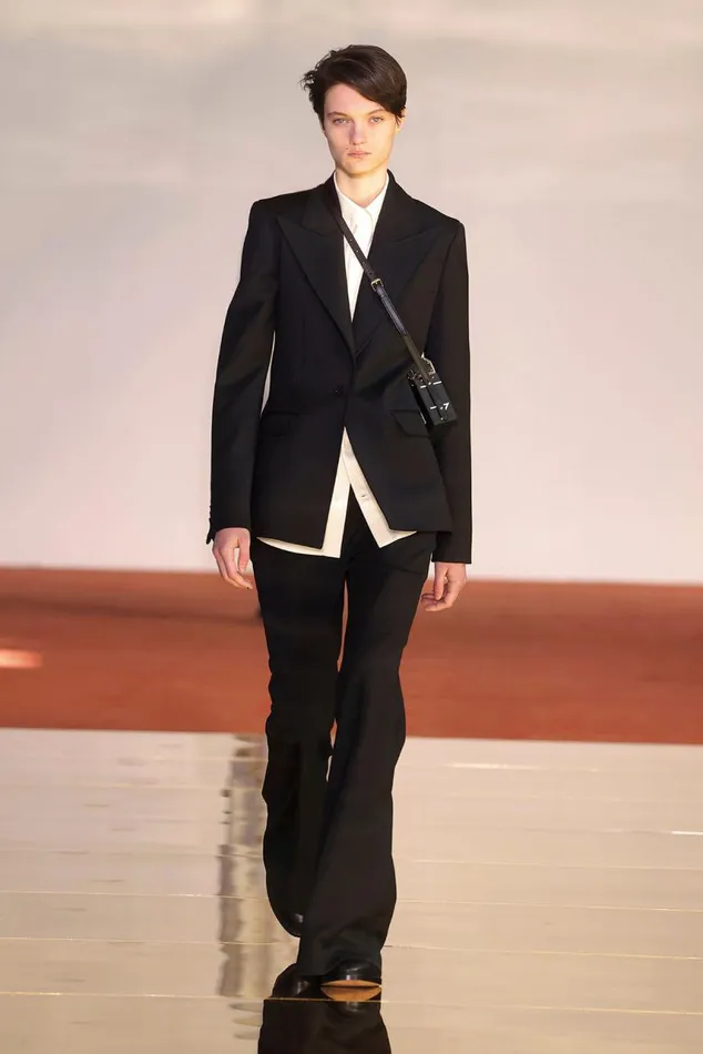 Women Suits Gabriela Hearst Leiva Blazer In Black Sportswear Wool