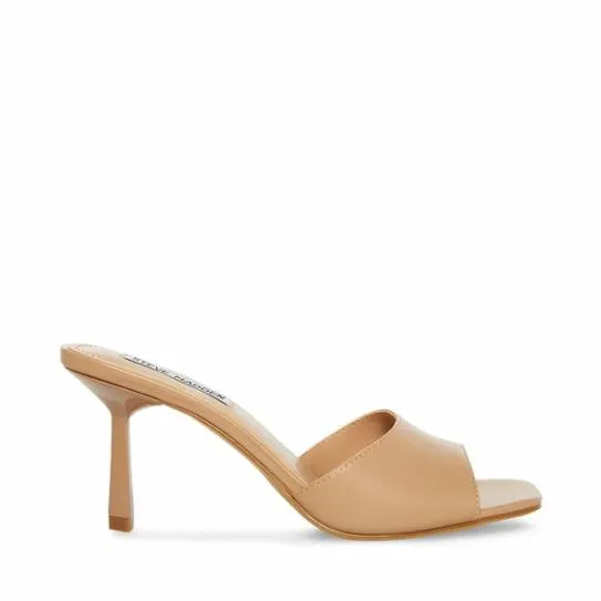 Women SYLVIE TAN LEATHER Tan Leather Steve Madden Heels
