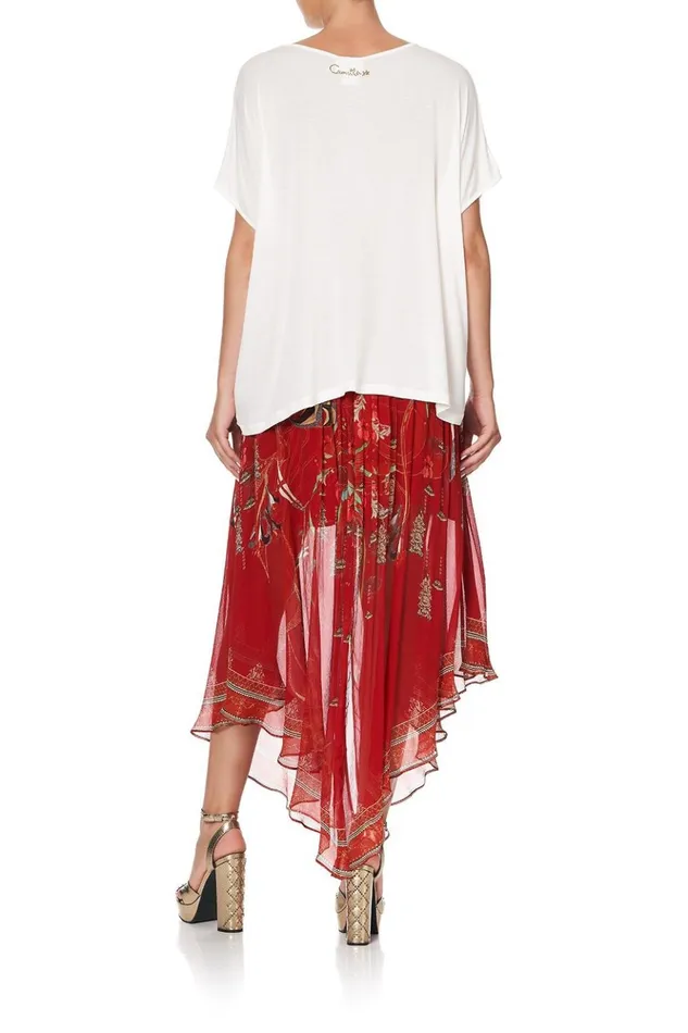 Women Tees Camilla Loose Fit Round Neck Tee Forbidden Fruit