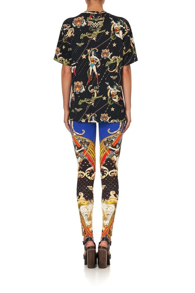 Women Tees Camilla Oversize Band Tee Wonder Woman