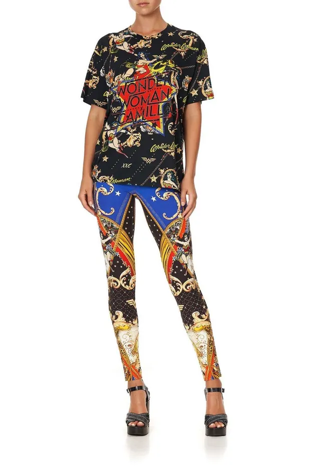 Women Tees Camilla Oversize Band Tee Wonder Woman