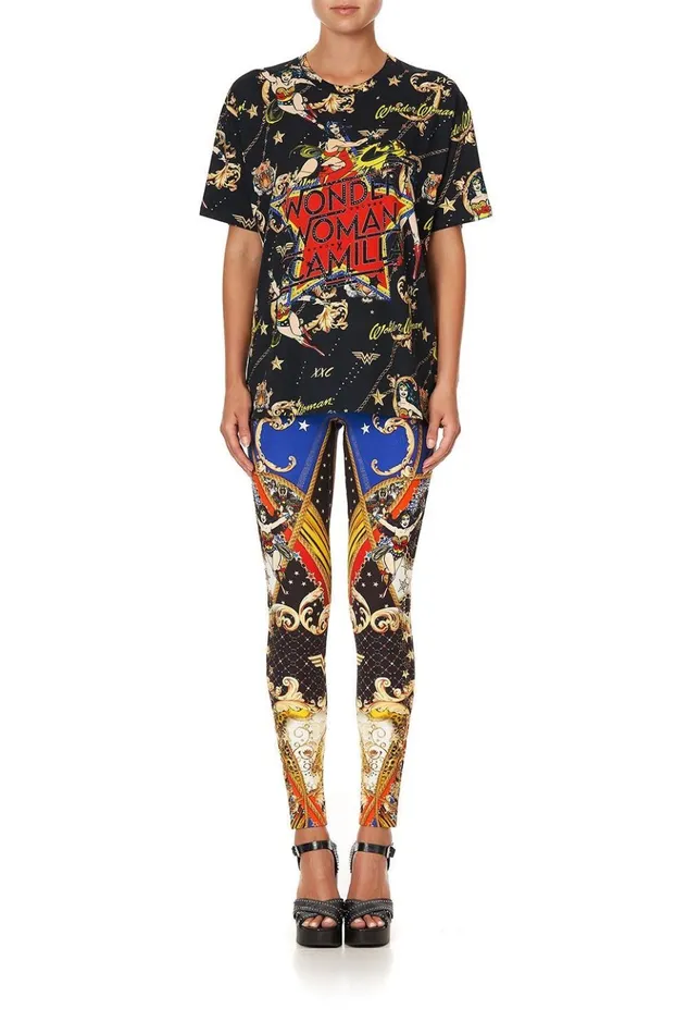 Women Tees Camilla Oversize Band Tee Wonder Woman