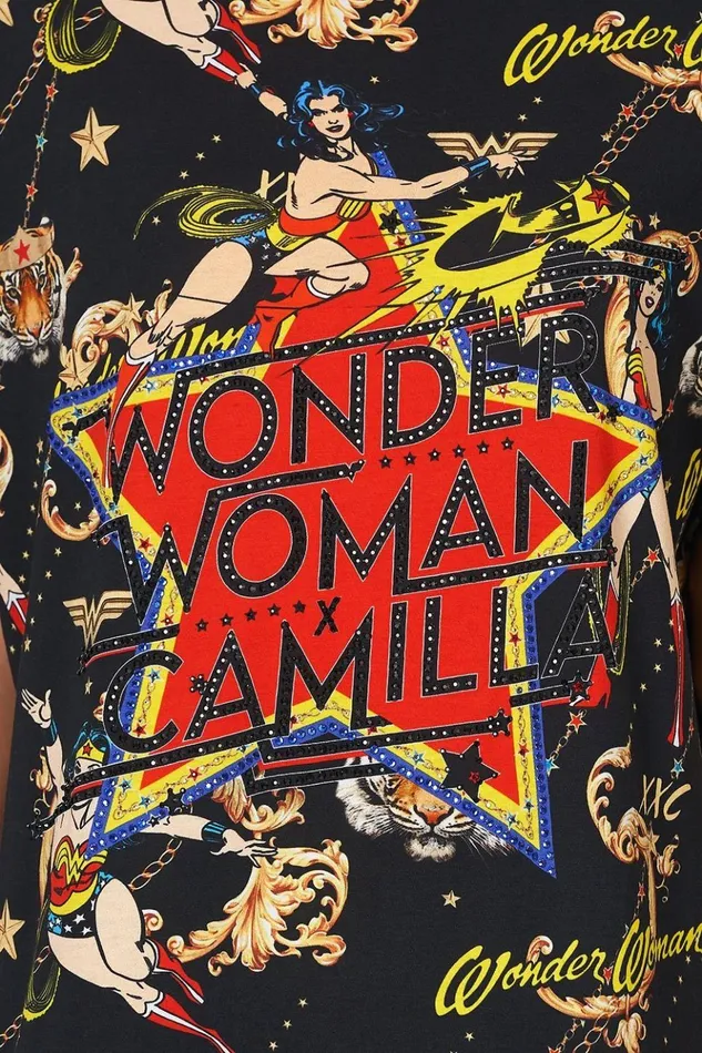 Women Tees Camilla Oversize Band Tee Wonder Woman