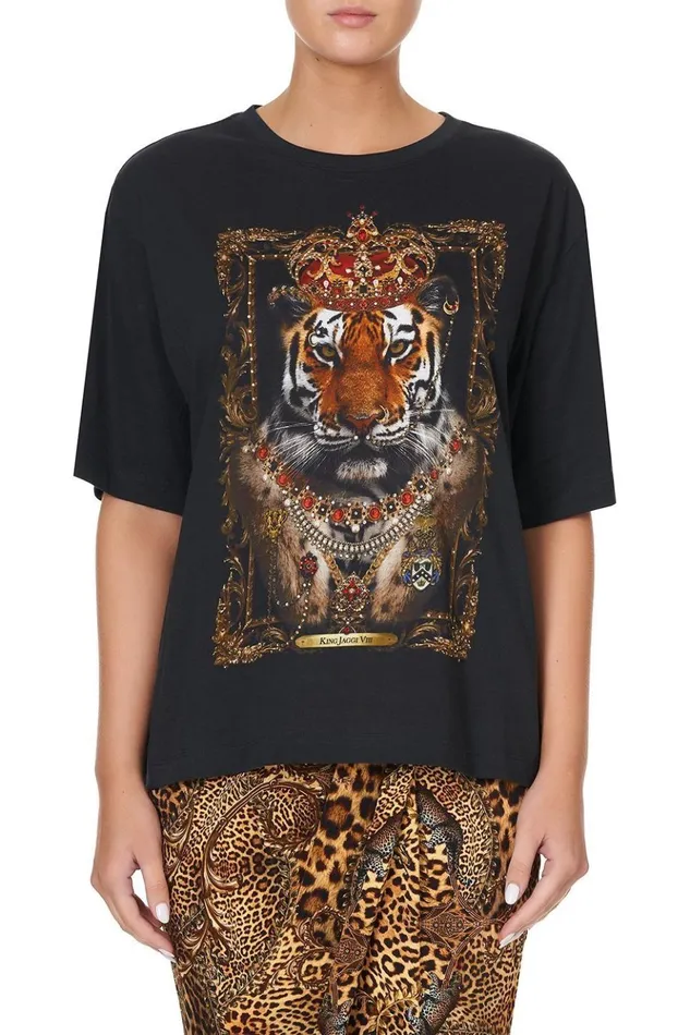 Women Tees Camilla Relaxed Body And Sleeve Tee Lady Lodge