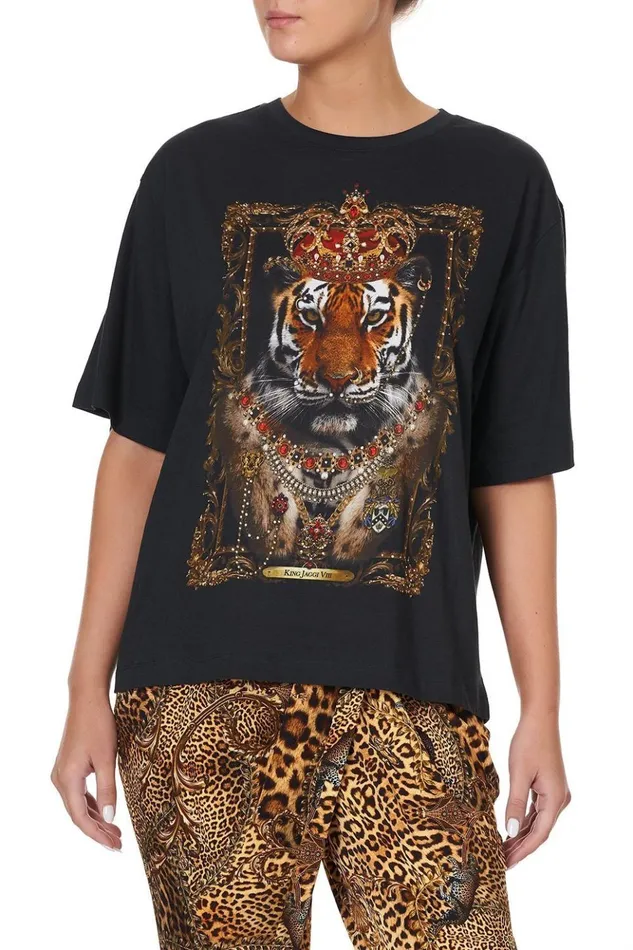 Women Tees Camilla Relaxed Body And Sleeve Tee Lady Lodge