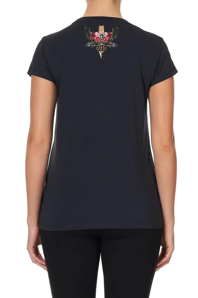 Women Tees Camilla Slim Fit Round Neck Tshirt Mirror Mirror