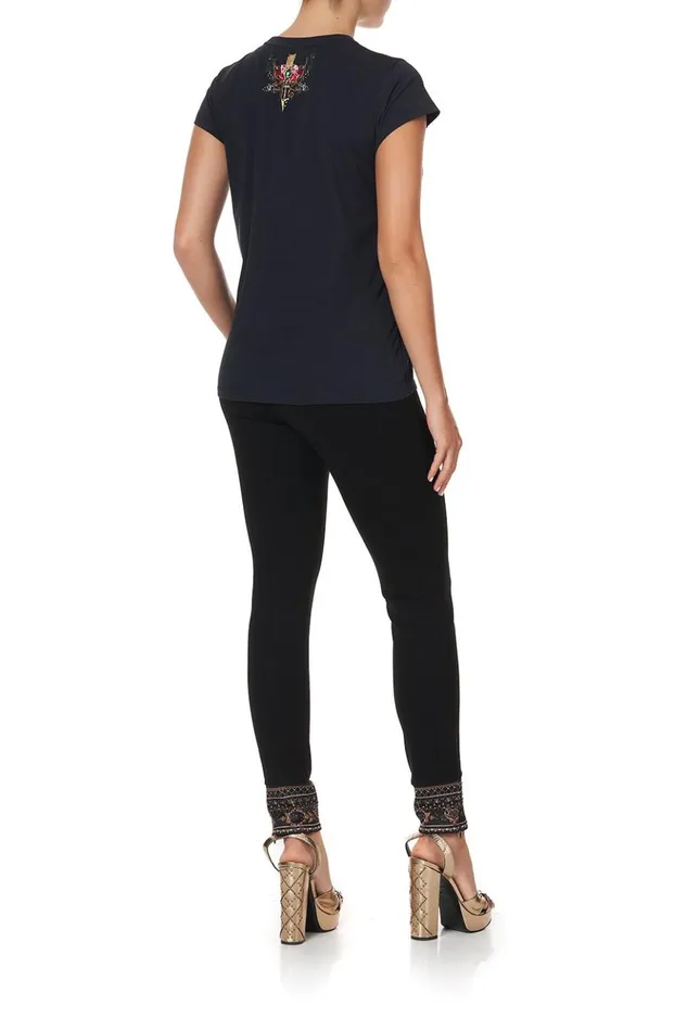 Women Tees Camilla Slim Fit Round Neck Tshirt Mirror Mirror