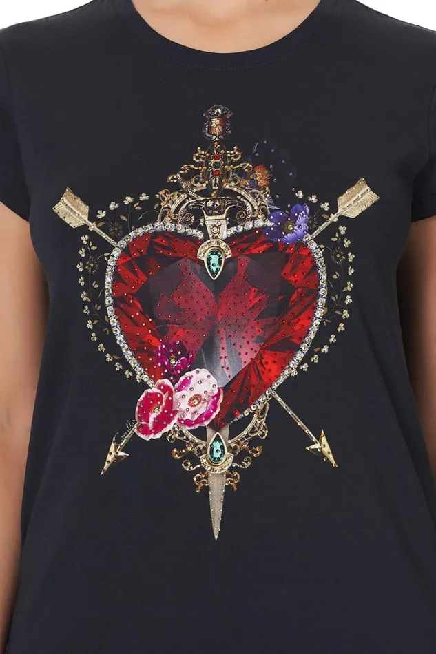 Women Tees Camilla Slim Fit Round Neck Tshirt Mirror Mirror