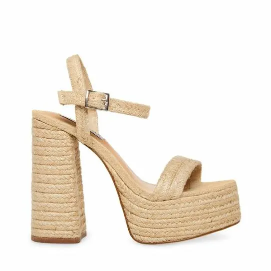 Women TILLE NATURAL Natural Steve Madden Heels