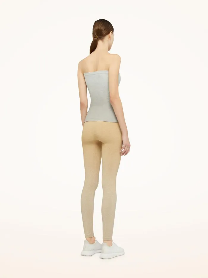 Women Tops and Tshirts Wolford Fading Shine Top Sleeveless Silver Shine