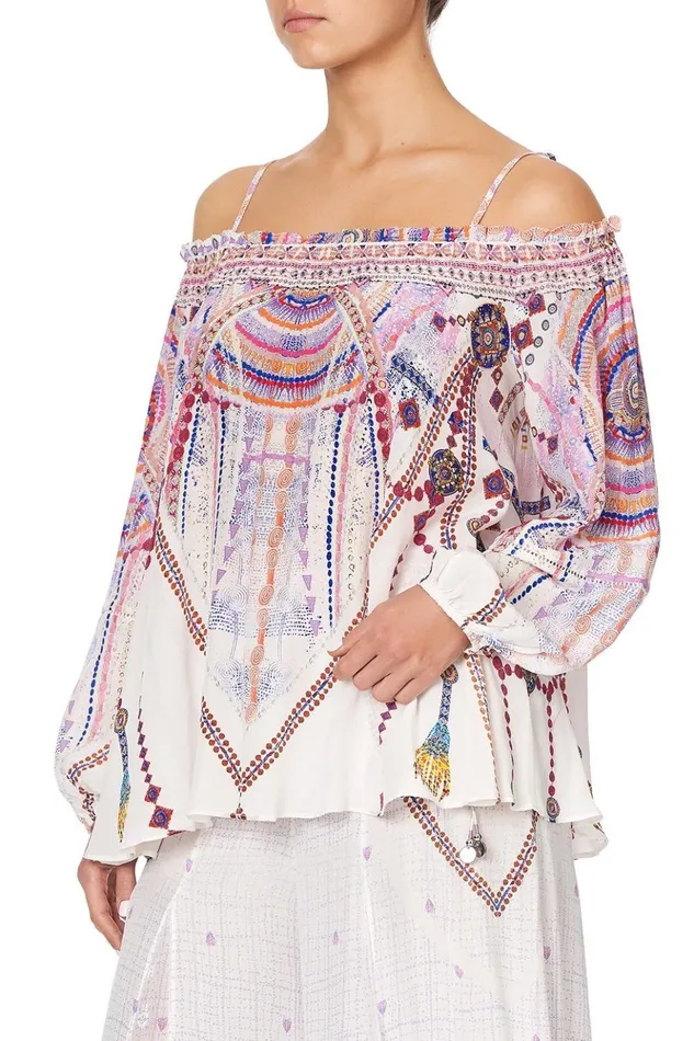 Women Tops Camilla Off Shoulder Halter Top Tanami Road
